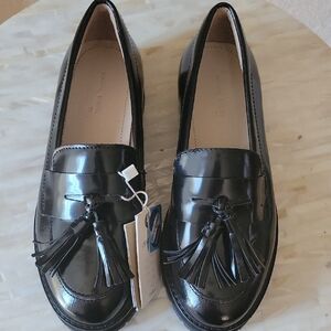 NWT ZARA KIDS Classic Black Tassel Loafers for Girls Size 33 EU US 2